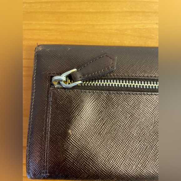Prada Bronze Leather Wallet - Picture 4 of 14